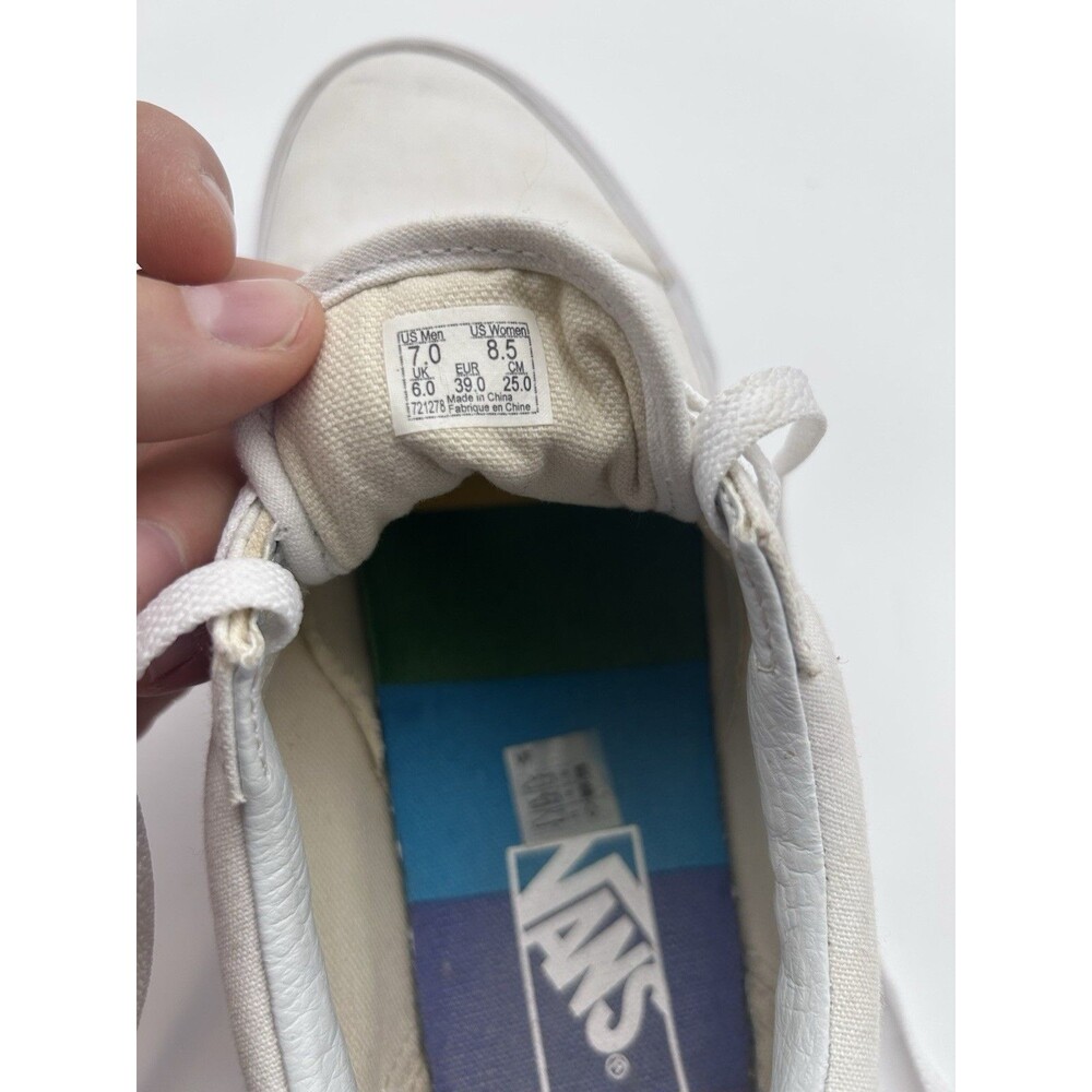 Vans Old Skool Skate Shoes Rainbow Pride Mens 7 Womens 8.5 Comfort Sneakers - Picture 7 of 8
